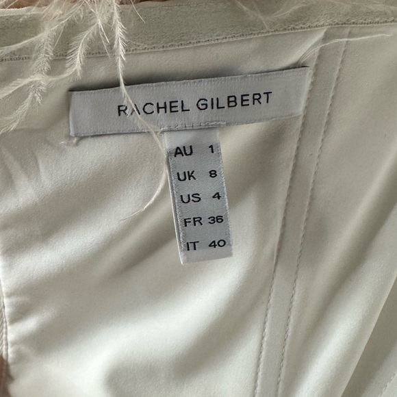 NWT Rachel Gilbert Zion Mini Pleated Dress- Ivory Size 4 US - Picture 7 of 16